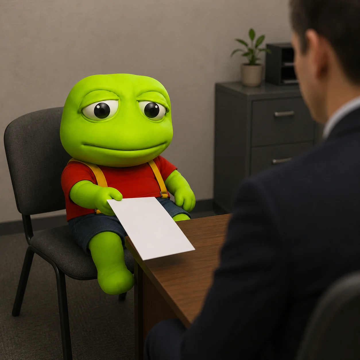 Toad in an interview